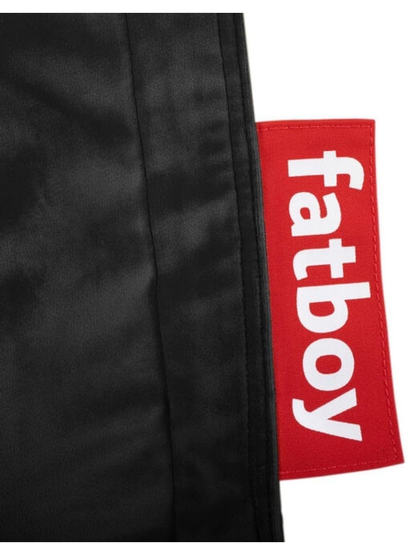 Fatboy Original Slim Bean Bag Velvet | Super soft | Washable outerbag | Pilling resistant | Hugh Hefner approved | Designed for indoor | Original Slim Velvet | 100% polyester | 155 x 120 cm - Black - Image 3